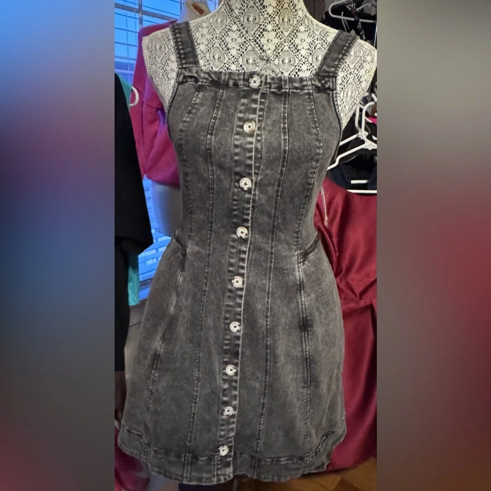 FREE PEOPLE DRESS Black. - Picture 2 of 6